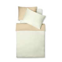 Fleuresse OBOJSTRANNÁ POSTEĽNÁ BIELIZEŇ, makosatén, krémová, piesková, 140/200 cm