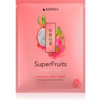 KORIKA SuperFruits Dragon Fruit - Calming Sheet Mask pomirjevalna tekstilna maska Dragon fruit 25 g