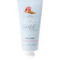 Fluff Superfood Peach & Caramel vlažilna krema za telo Aloe & Sweet Almond Oil 150 ml