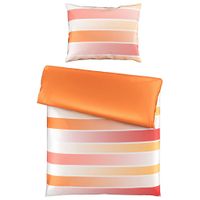 Novel OBOJSTRANNÁ POSTEĽNÁ BIELIZEŇ, satén, terakotová, 140/200 cm