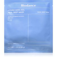 Biodance Hydro Cera-nol Real Deep Mask feuchtigkeitsspendende Gesichtsmaske mit beruhigender Wirkung 34 g