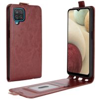 Preklopna torbica Samsung Galaxy A12 / M12 rjava