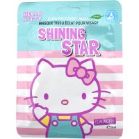 Hello Kitty Face Mask Платнена маска за лице за еднократна употреба Shining Star 25 мл.