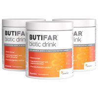 3x ButiFar biotic drink - z luščinami semen trpotca