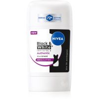 NIVEA Black & White Authentic antyperspirant w sztyfcie 72 godz. 50 ml