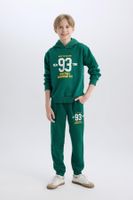 DEFACTO Boy Printed Elastic Waist Leg Pocket Jogger Sweatpants