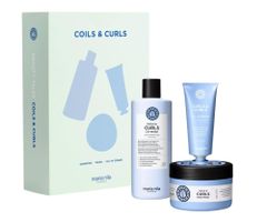 Darčeková sada pre kučeravé a vlnité vlasy Maria Nila Coils  a  Curls + darček zadarmo
