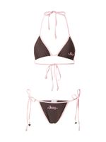 Juicy Couture Bikini 'TAIHITI CHARM GOTHIC'  čokolada / pastelno roza