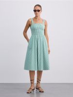 Mohito - Triibuline midikleit - roheline