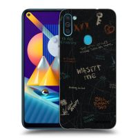 Silikónový čierny obal pre Samsung Galaxy M11 - CONFESSION