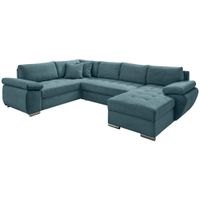 Livetastic SEDACÍ SOUPRAVA, textil, petrolej