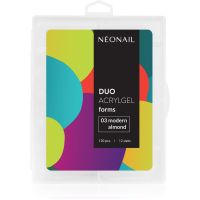 NEONAIL Duo Acrylgel Forms шаблони за нокти тип 03 Modern Almond 120 бр.