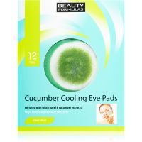 Beauty Formulas Clear Skin Cucumber Cooling regeneráló maszk szemre 12 db