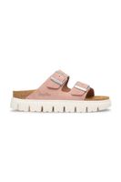 Birkenstock šľapky dámske semišové Arizona Chunky Birkenstock x Papillio