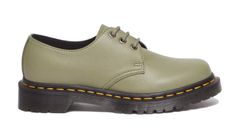 Dr. Martens 1461 Virginia Leather Oxford Green Dámske - Topánky Dr. Martens - Zelená - DM31696357-4 - Size: 4