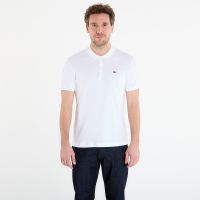 T-shirt LACOSTE Short Sleeved Ribbed Collar Shirt White 6