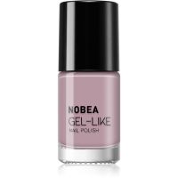 NOBEA Day-to-Day Gel-like Nail Polish körömlakk géles hatással árnyalat Silky nude #N51 6 ml