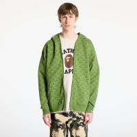 Φούτερ A BATHING APE College Monogram Relaxed Fit Shark Full Zip Hoodie Green S