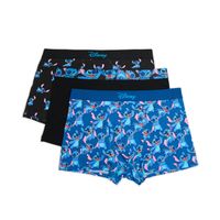 Cropp - Komplet 3 boksaric Lilo and Stitch - mornarsko modra