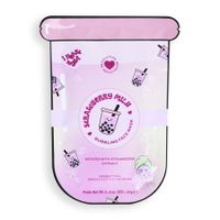 I Heart Revolution маска за лице - Bubble Tea Strawberry Milk Bubble Sheet Mask - Strawberry Pink