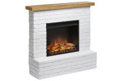 Tagu elektrický krb Rolf Brick White, 1500 W, LED