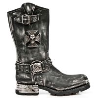 Schuhe NEW ROCK - VINTAGE RASPADO MOTOROCK T.ACERO 39