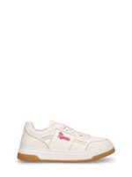 Cotton Denim Lace-up Sneakers