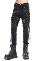 Herrenhose DEVIL FASHION - Black Gothic Punk XS