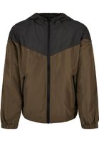 Boys' 2-Tone Tech Windrunner black/darkolive