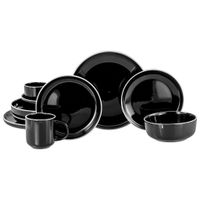 Creatable KOMBINOVANÝ SERVIS Nordic Gourmet Schwarz 10-dielne