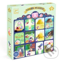 Príbehové Puzzle: Tri prasiatka - puzzle z kategorie 15 - 60 dílků
