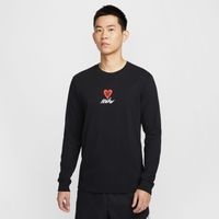 Nike Sportswear Long-Sleeve Tee Black - Pánske - Tričko Nike - Čierne - HV9807-010 - Veľkosť: XL