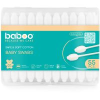 Baboo Baby Swabs Wattestäbchen für Kinder ab der Geburt 55 St.