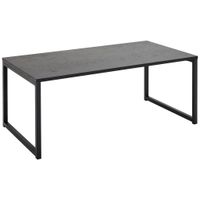 MID.YOU KONFERENČNÝ STOLÍK, čierna, kov, kompozitné drevo, 110/45/60 cm
