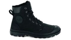Palladium Pampa Sport Cuff Waterproof Shearling Unisex - Obuv Palladium - Černá - 72992-010-M-3.5 - Size: 3.5