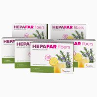 6x Hepafar Fibers Drinks - Leberentgiftung