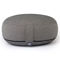 Bodhi Yoga Bodhi BIG RONDO széles meditációs párna CLASSIC Dobby 38,5 x 18,5 cm tönköly töltelék Szín: Fekete