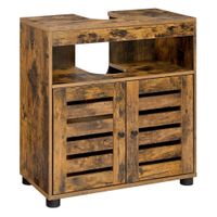 MID.YOU SKŘÍŇKA POD UMYVADLO, hnědá, černá, hnědá, 60/63/30 cm