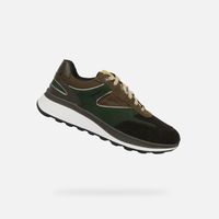 Green Men's Geox Spherica Actif X1 Sneakers - Mens
