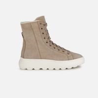 Beige Women's Ankle Boots Geox Spherica Ec4.1 - Ladies