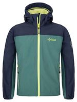 Boys' softshell jacket Kilpi RAVIO-JB dark green