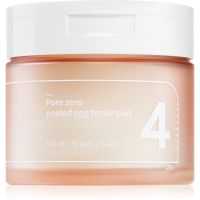 Numbuzin No. 4 Pore Zero Peeled Egg Toner Pad piling blazinice za obraz proti sijaju in razširjenim poram 70 kos