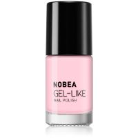 NOBEA Day-to-Day Gel-like Nail Polish körömlakk géles hatással árnyalat #N68 Pink cream 6 ml