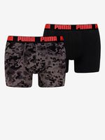 Puma Boxershorts 2 Stück Schwarz