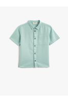 Koton Linen Blend Shirt Short Sleeve