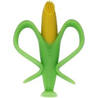 Bam-Bam Teether Silikon-Zahnbürste mit Beißring 4m+ Corn 1 St.