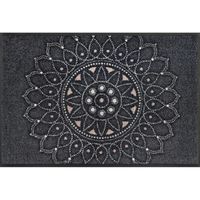 Esposa DVEŘNÍ ROHOŽKA, 50/75 cm, antracitová, béžová