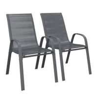 Ambia Garden SADA ZÁHRADNÝCH KRESIEL, kov, textil