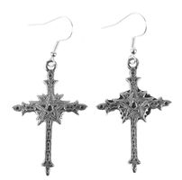 kolczyki Pentagram Cross