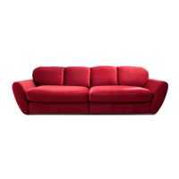 Sit & More VEĽKÁ POHOVKA, textil, červená